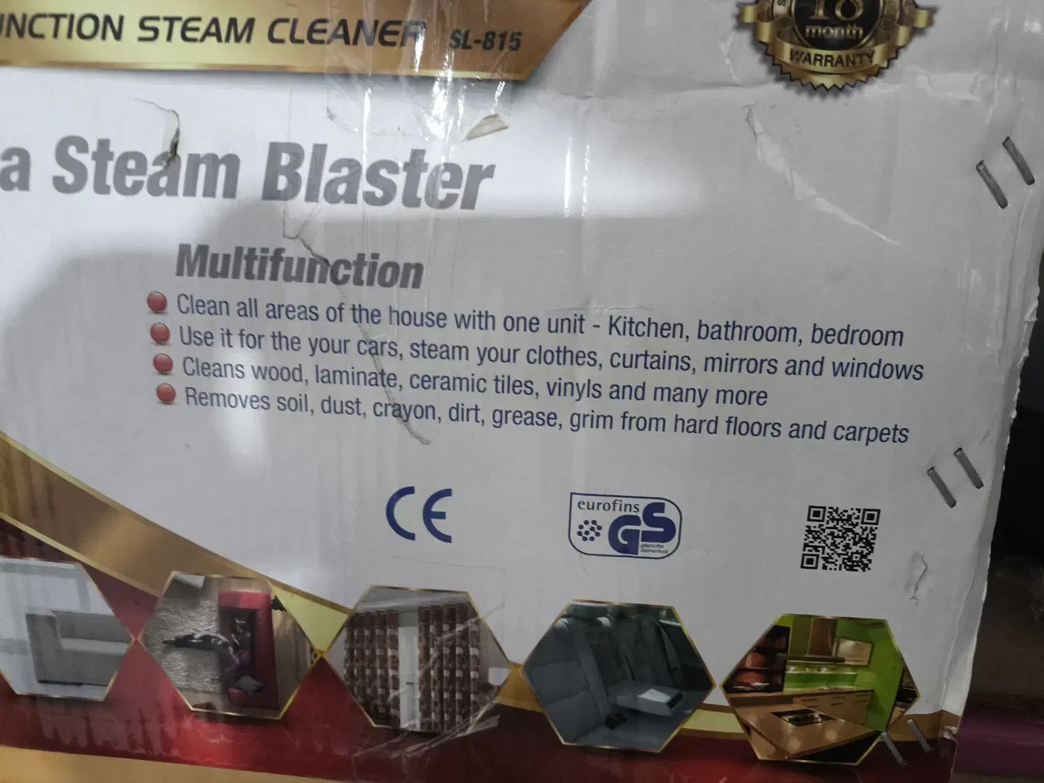 بخار شوی سان لند آکبند|جاروبرقی، جارو شارژی، بخارشو|مشهد, نیروی هوایی|دیوار