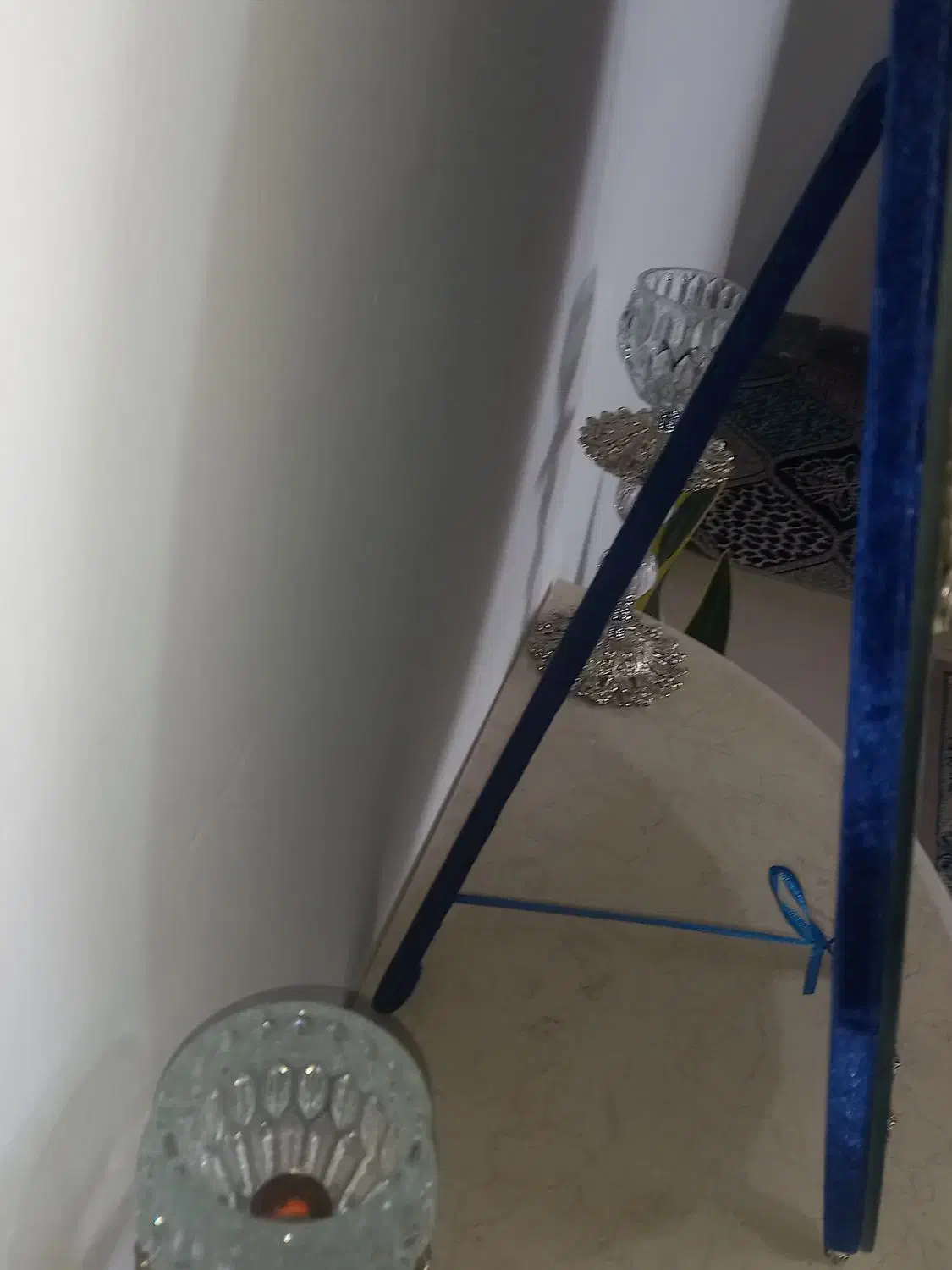 آیینه کنسول و شمعدان|بوفه، ویترین، کنسول|کاشان, زیارتی|دیوار