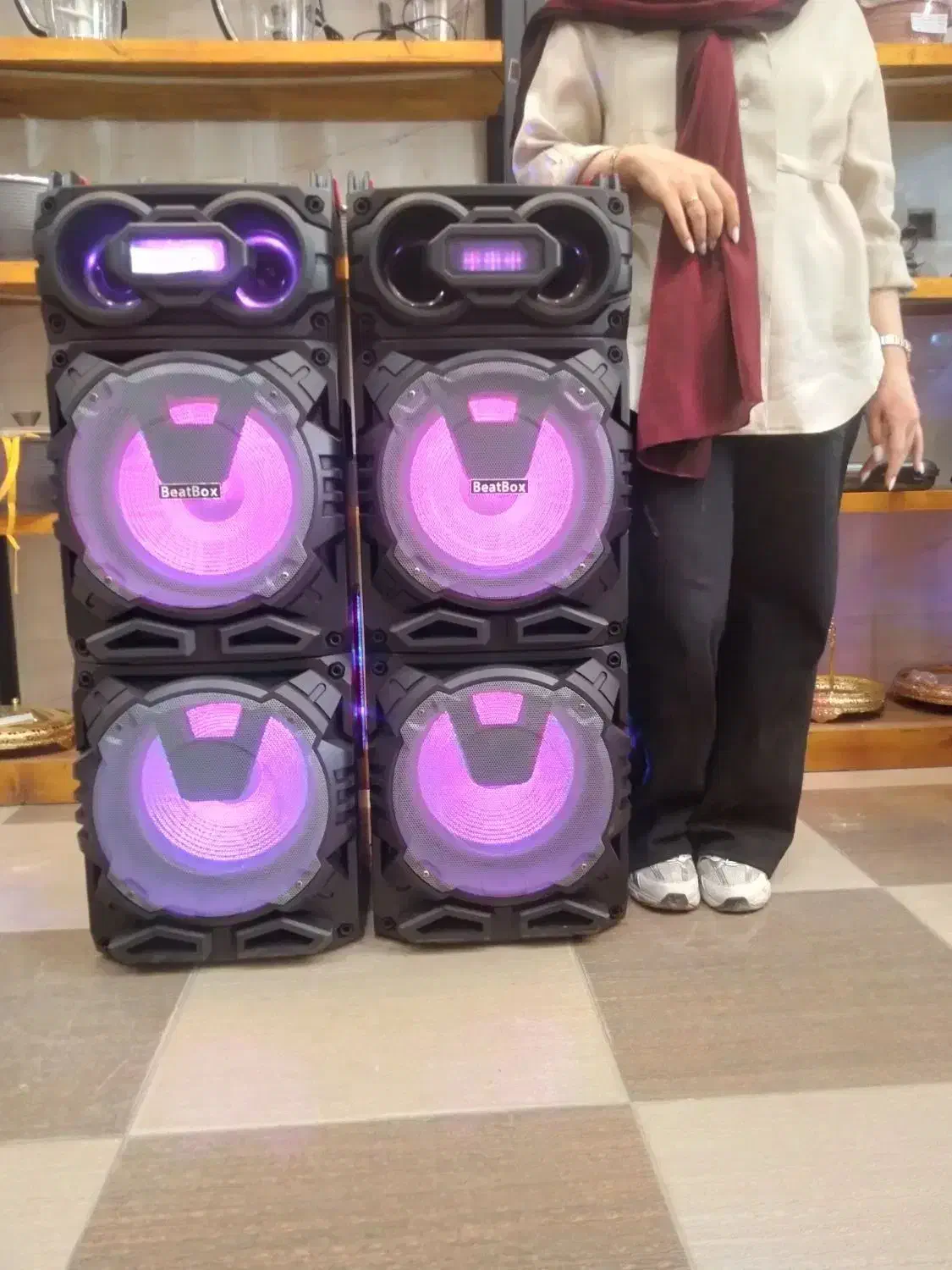 صدای قدرتمند اسپیکر دوقلو حرفه ای با اقساط ۲۴ماهه|سیستم صوتی خانگی|خرمآباد, |دیوار