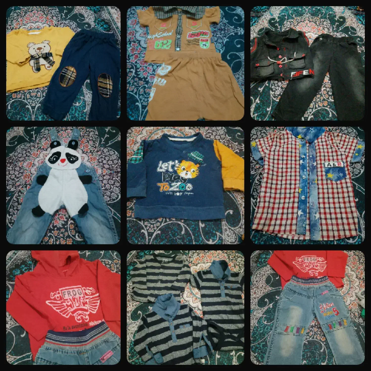 لباس پسرانه نوزادی تا ۲سال|لباس|مشهد, زیرکن|دیوار