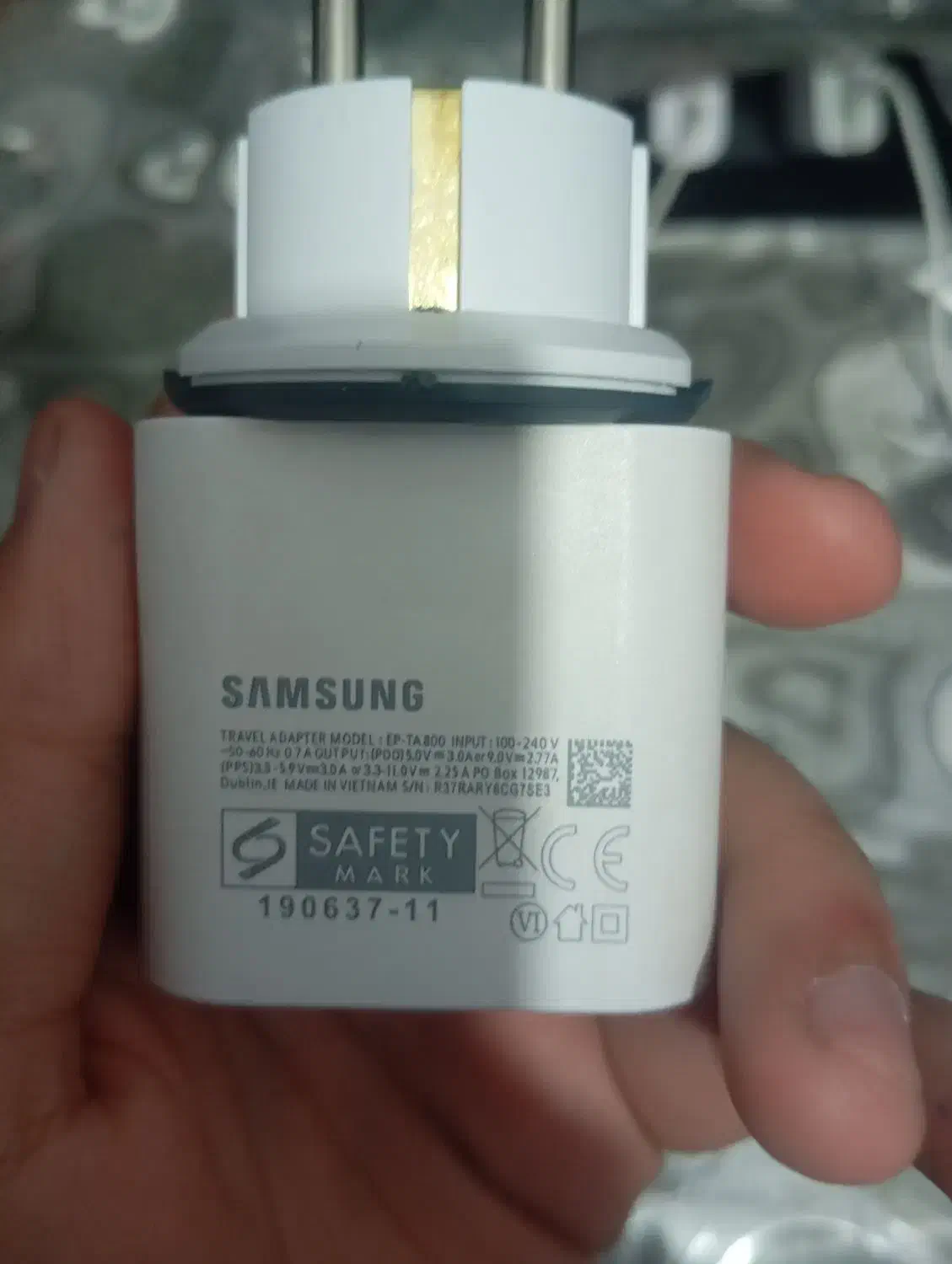 شارژر سامسونگ ۲۵۰ وات اصل|لوازم جانبی موبایل و تبلت|خرم‌آباد, |دیوار