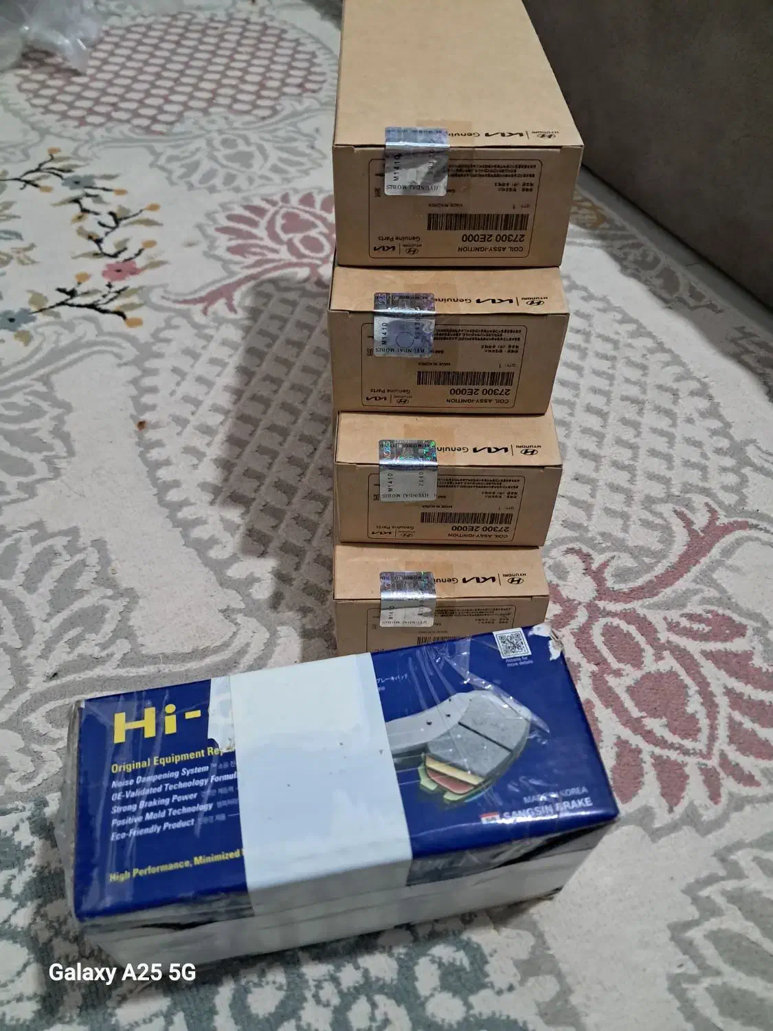 چهار عدد کویئل اصلی توسان و لنت جلو|قطعات یدکی و لوازم جانبی|کیش, |دیوار