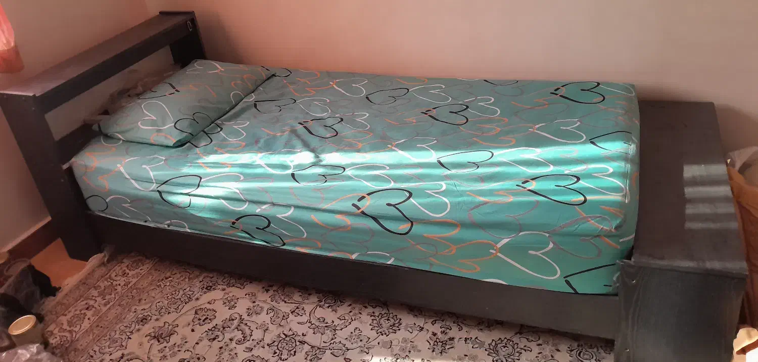 تخت یکنفره با تشک هوشمند(زمستان گرم، تابستان خنک)|تشک تختخواب|تهران, مجیدآباد|دیوار