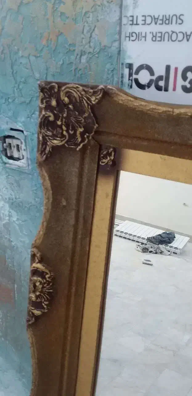 آینه قدی با قاب منبتدار تمیز و سالم|آینه|ورامین, ورامین|دیوار