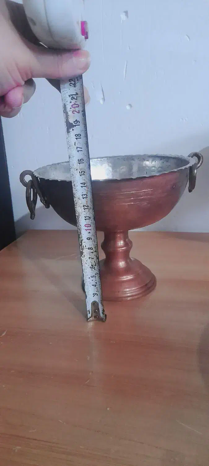 ظروف مسی قدیمی ورق ضخیم و سنگین|کلکسیون اشیاء عتیقه|بهشهر, |دیوار