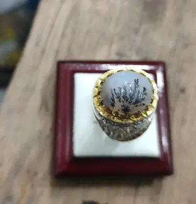 انگشتر شجر و عقیق|زیورآلات و اکسسوری|سیرجان, |دیوار