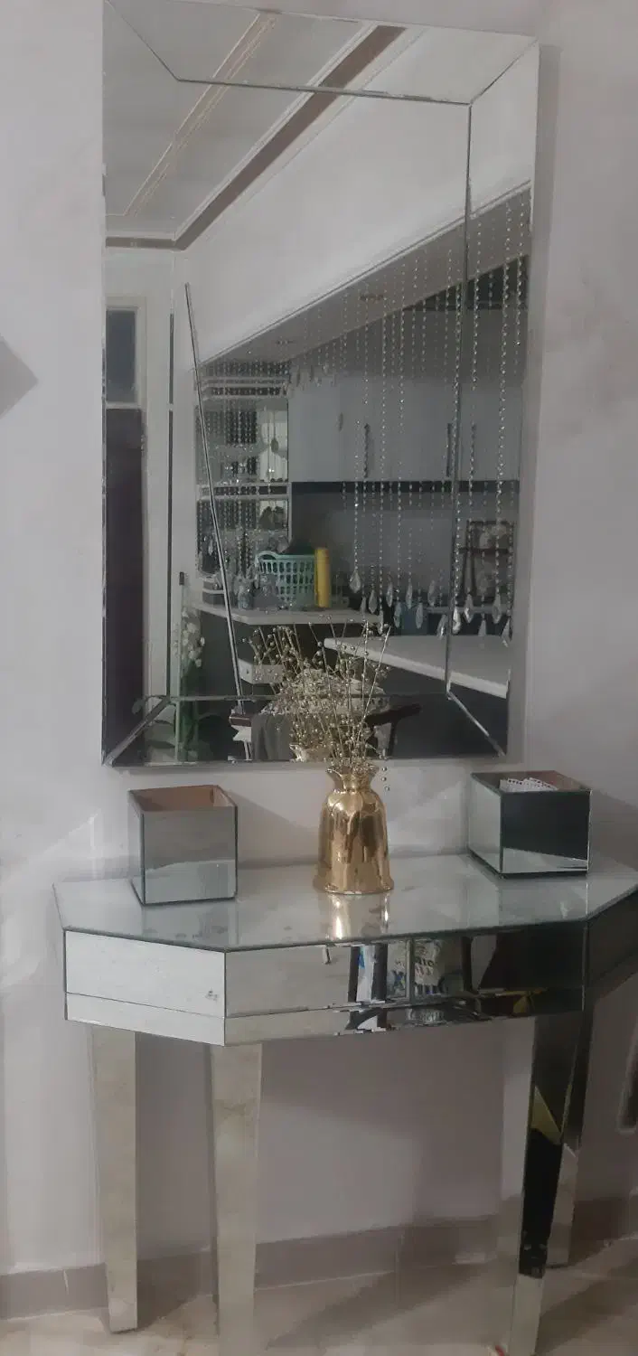 آینه وکنسول|بوفه، ویترین، کنسول|نسیم‌شهر, |دیوار