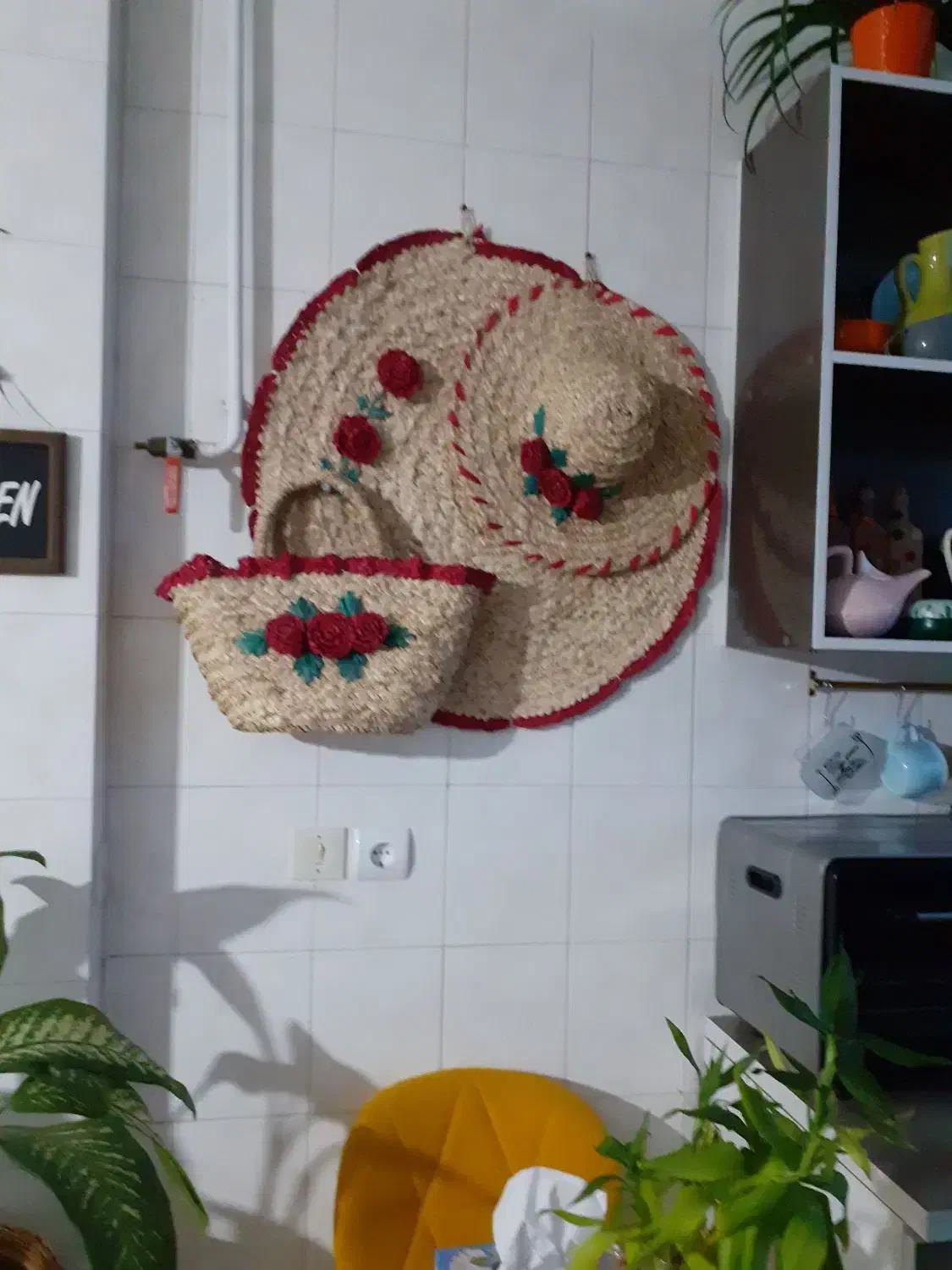 سِت حصیری|صنایع دستی و سایر لوازم تزئینی|کرمانشاه, |دیوار