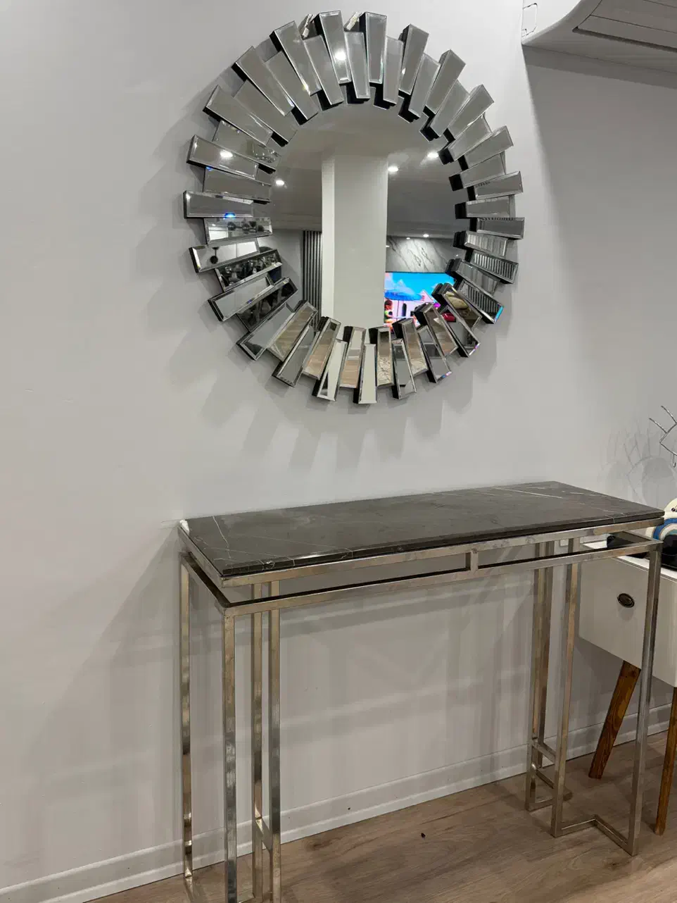 آینه کنسول خورشیدی|آینه|مشهد, تربیت (صدف)|دیوار