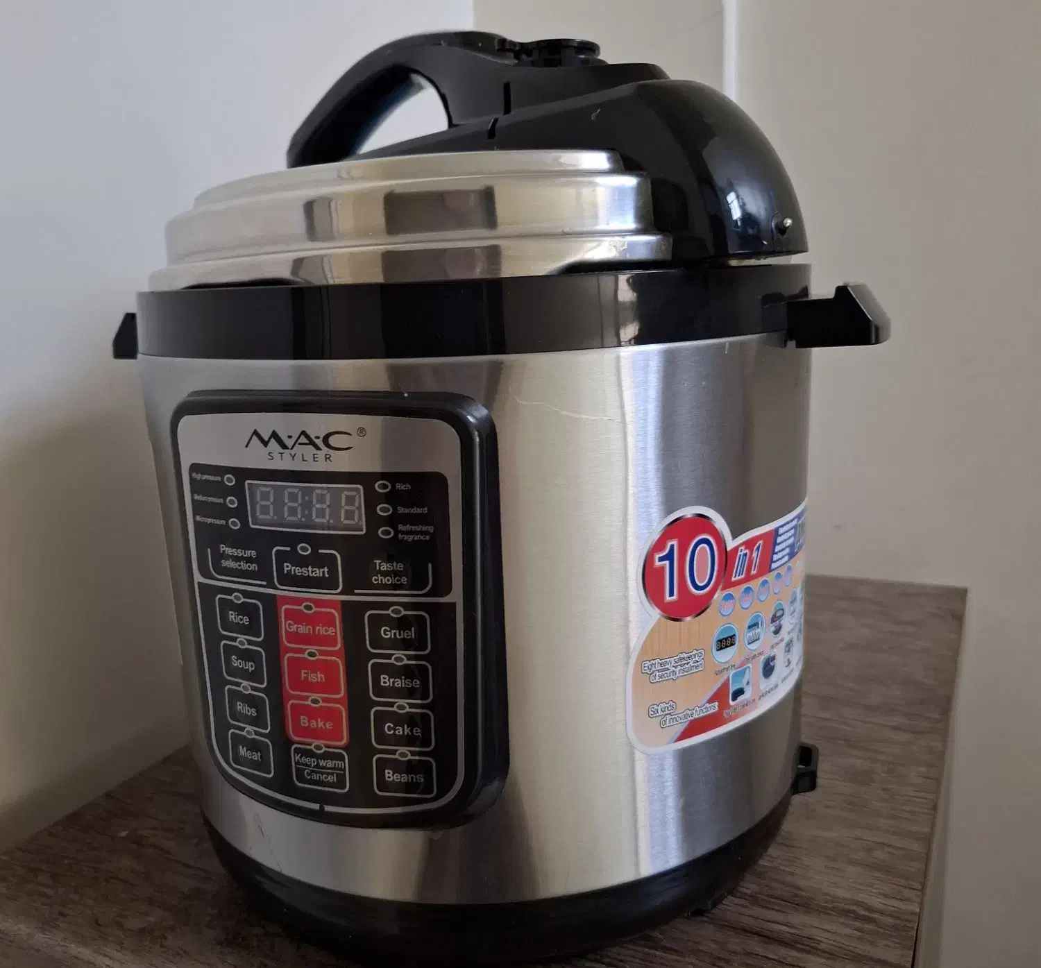 زودپز برقی مک استایلر ۶ لیتری|ظروف پخت‌وپز|همدان, |دیوار