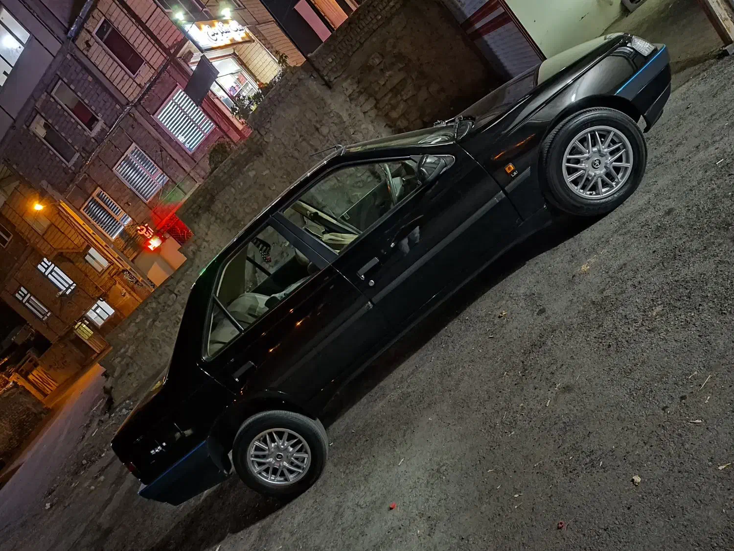 پژو405 مشکی آبنوس|خودرو سواری و وانت|دهگلان, |دیوار