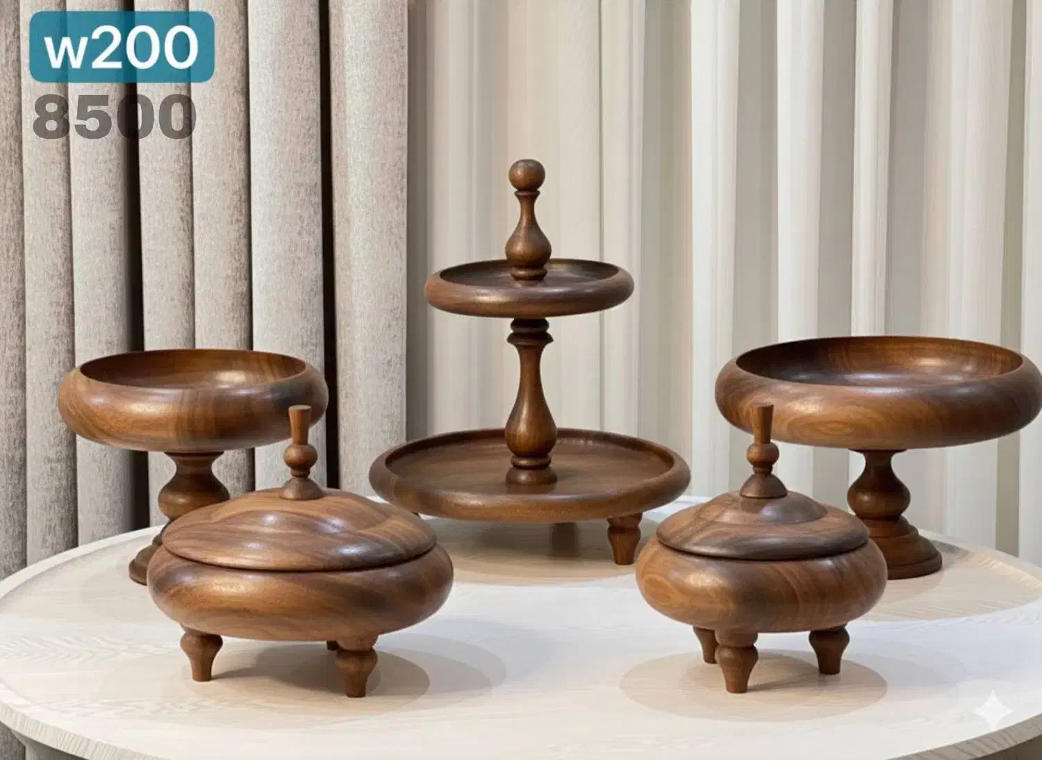 سرویس پذیرایی چوبی کدA101|ظروف سرو و پذیرایی|شهریار, شهریار|دیوار