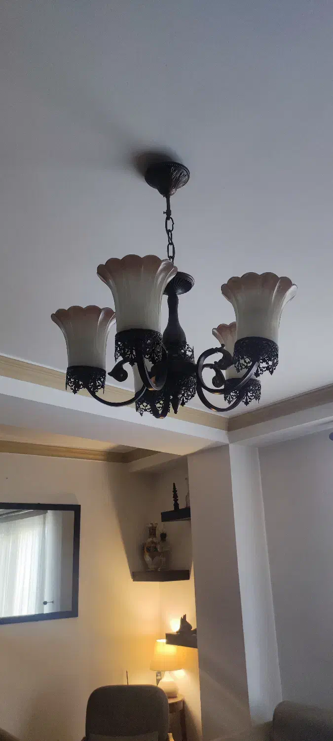 لوستر|لوستر و چراغ آویز|آمل, |دیوار