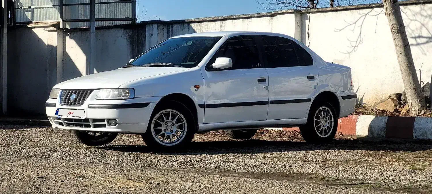 سمند مدل ۸۶ سفید|خودرو سواری و وانت|رشت, حمیدیان|دیوار