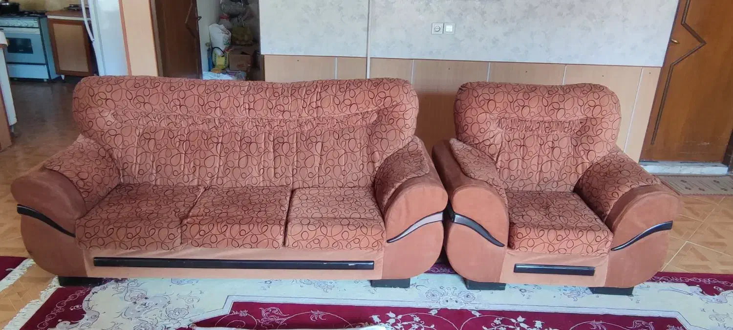 مبل هفت نفره با چوب راش بسیارمحکم|مبلمان خانگی و میز عسلی|قوچان, |دیوار