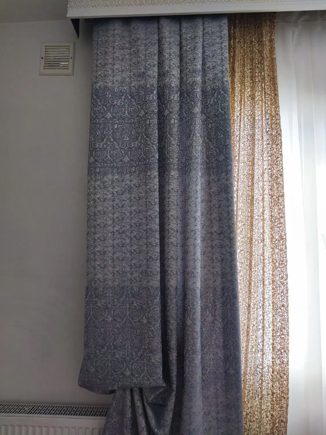 دکور پرده|پرده، رانر، رومیزی|قرچک, زیبا شهر|دیوار