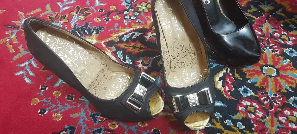 دوجفت کفش مجلسی در حد نو|کیف، کفش، کمربند|جهرم, |دیوار