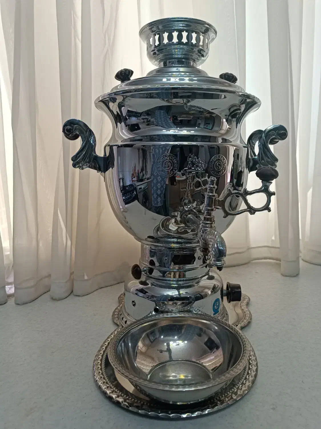 سماور ده لیتری،سماور گازی|سماور، چای‌ساز، قهوه‌ساز|رباط‌کریم, رباط‌کریم|دیوار