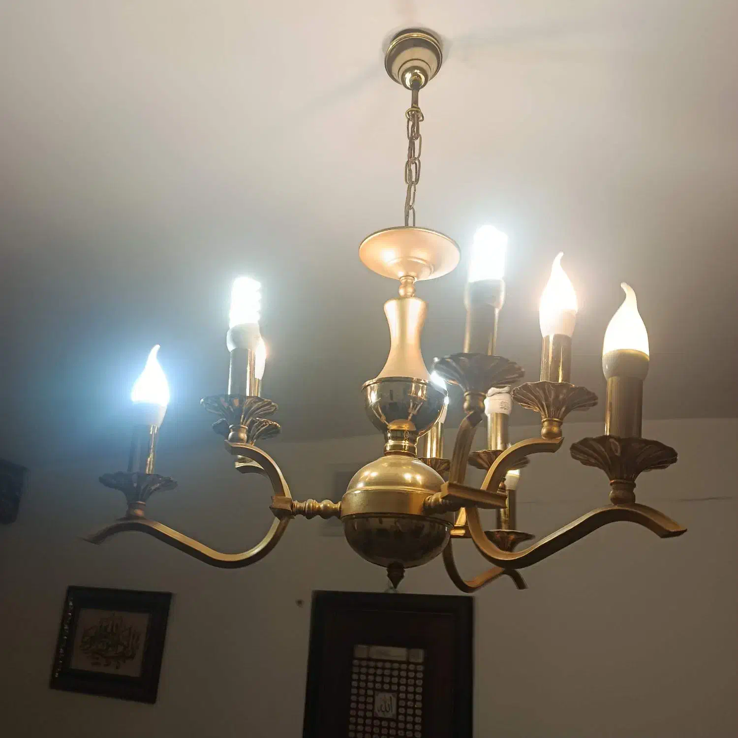 لوستر|لوستر و چراغ آویز|محمدیه-قزوین, |دیوار