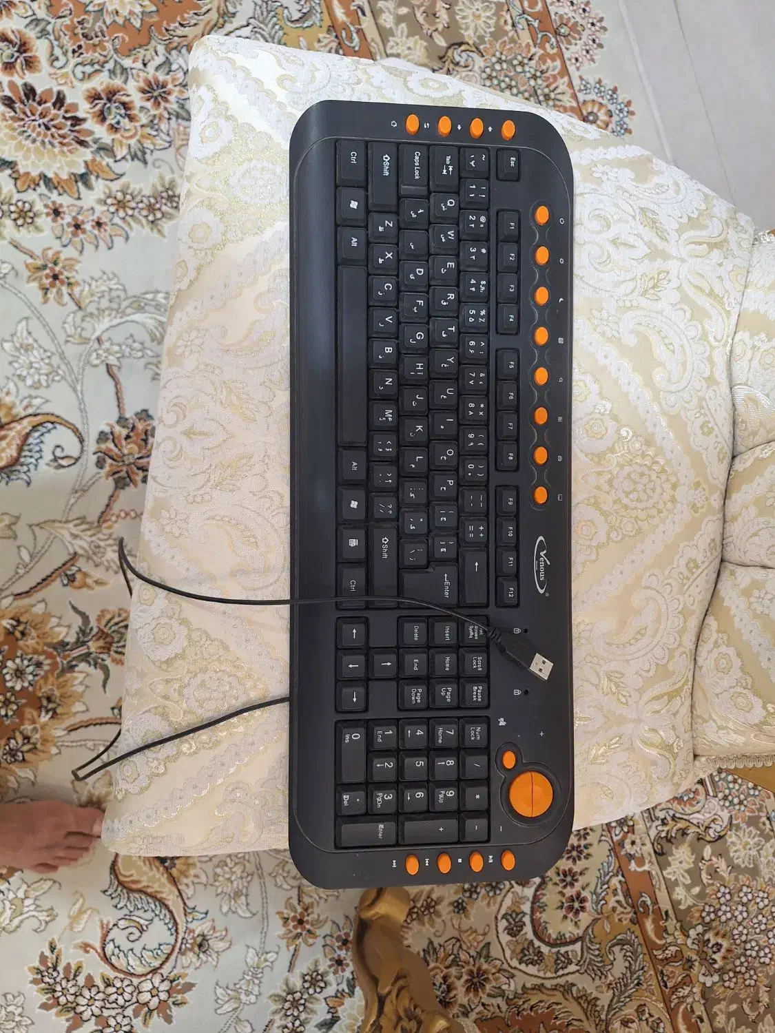 کیبورد سیم دار|قطعات و لوازم جانبی رایانه|بجنورد, |دیوار