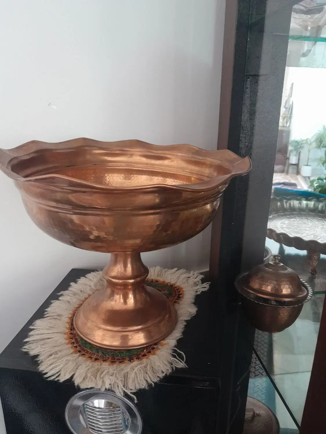 میوه خوری مس وشکلات خوری|ظروف سرو و پذیرایی|ماهان, |دیوار