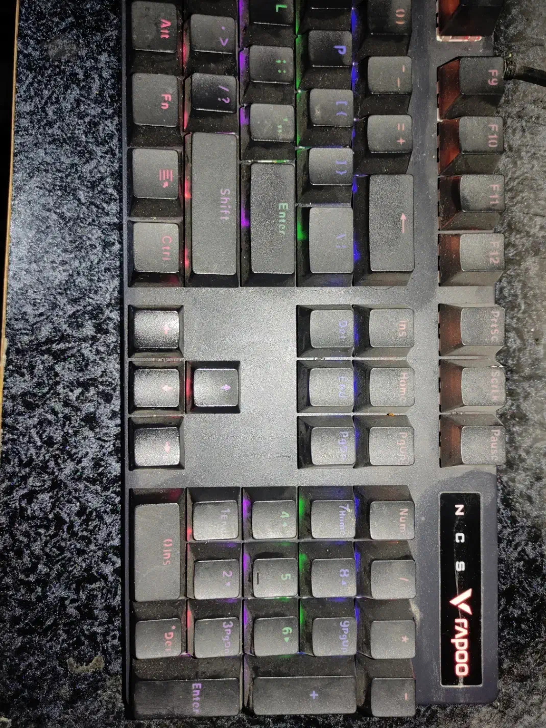 کیبورد مکانیکال rapoo v500pro|قطعات و لوازم جانبی رایانه|اراک, |دیوار