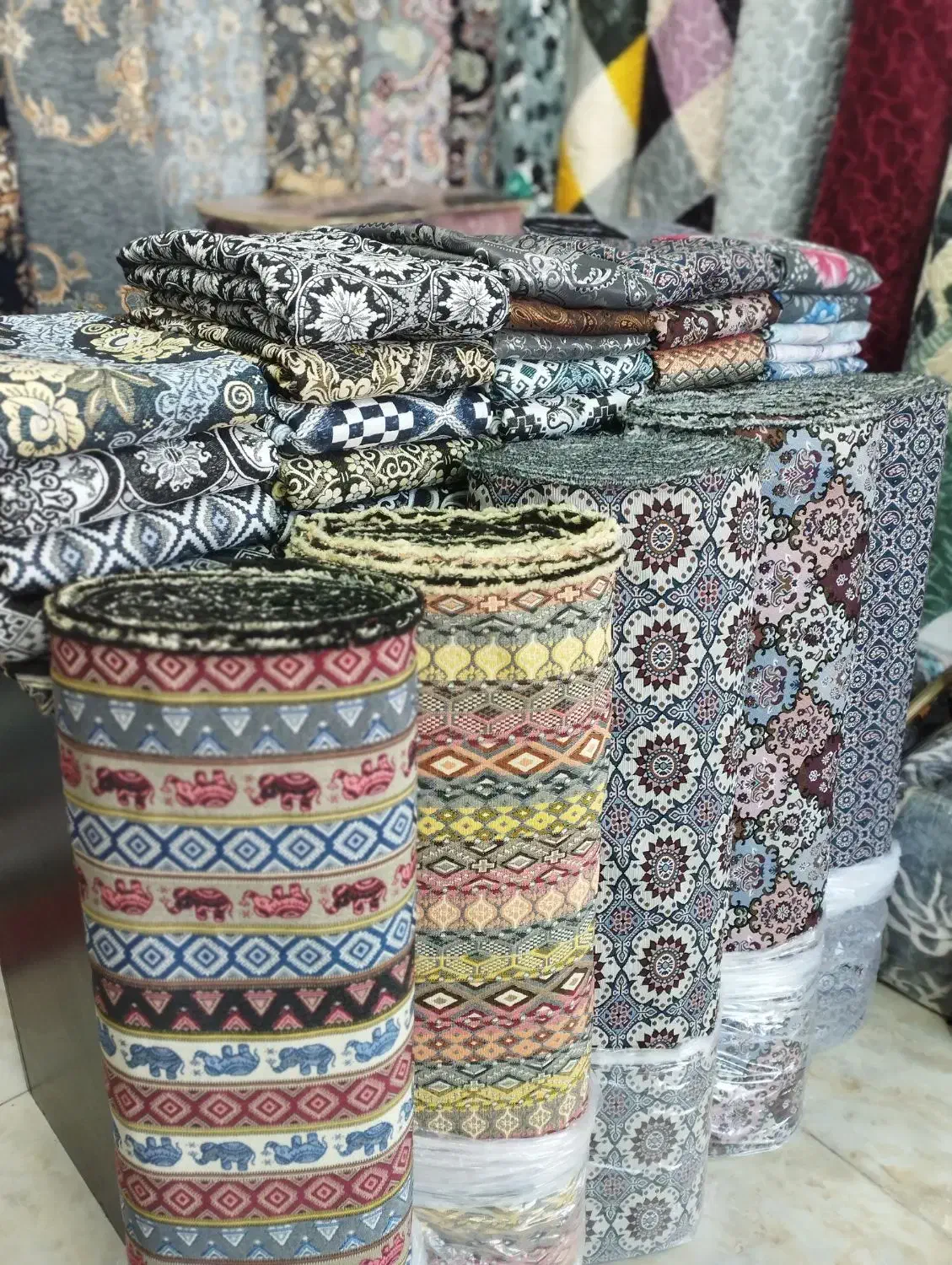 پارچه زیرسفره و پارچه رویه تشک در رنگهای متنوع|روفرشی|کرمانشاه, |دیوار