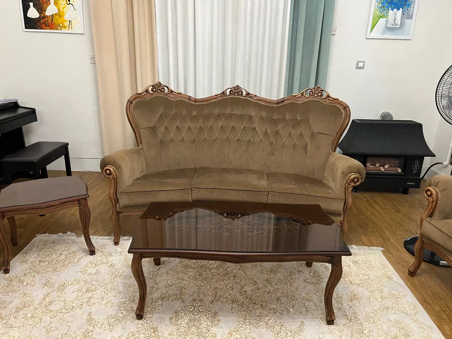 مبل ۷نفره در حد نو|مبلمان خانگی و میز عسلی|چمران, |دیوار