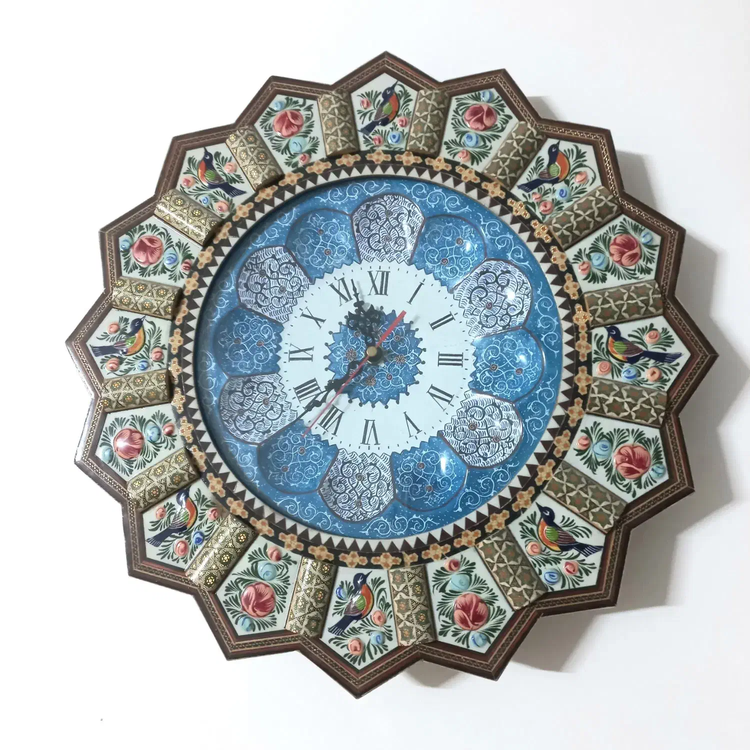 ساعت سنتی مینا کاری سایز بزرگ|ساعت دیواری و تزئینی|قم, دروازه کاشان|دیوار
