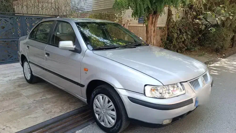 سمند نقره ای xu7|خودرو سواری و وانت|قزوین, |دیوار