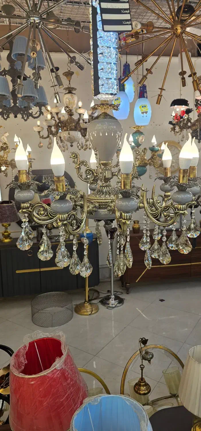 لوستر سنگی|لوستر و چراغ آویز|مشهد, شاهد (شهرک غرب)|دیوار