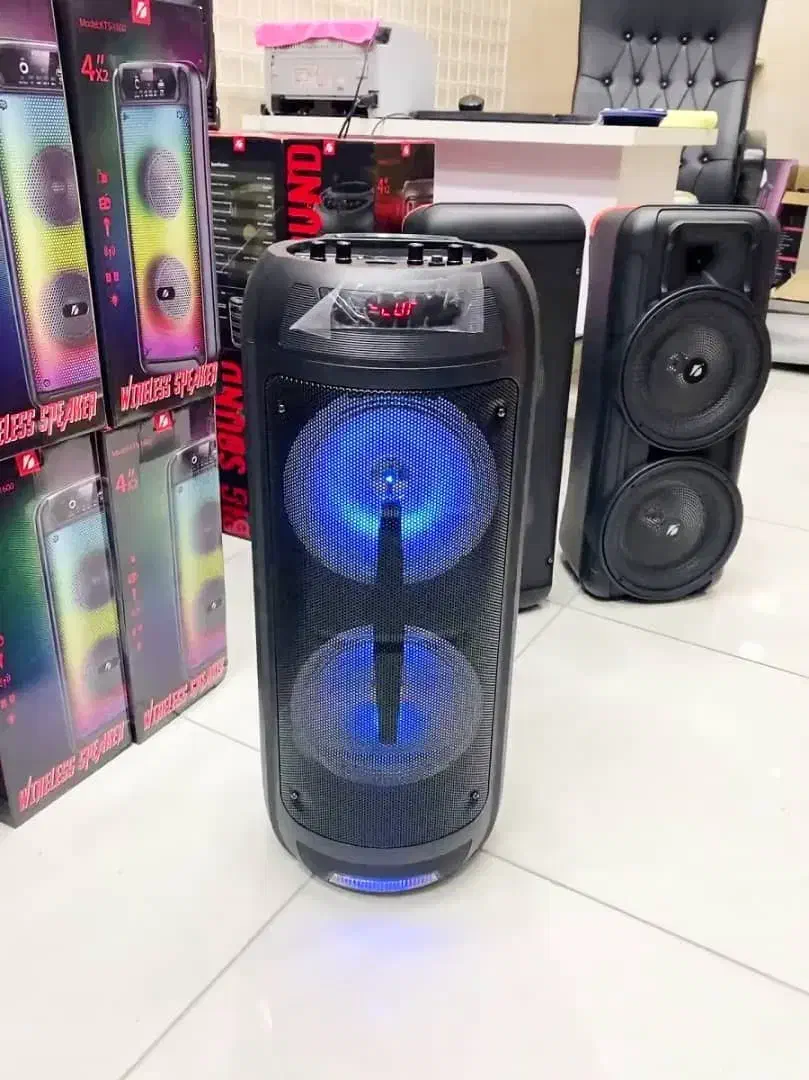 اسپیکر ۸اینچ دوبل برند kts با میکروفون|سیستم صوتی خانگی|اراک, |دیوار