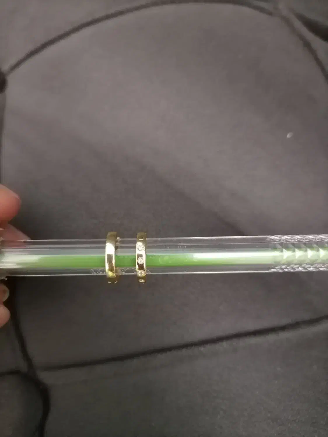 گوشواره طلا حلقه ای نگین دار با کسر نگین|جواهرات|کرمانشاه, |دیوار