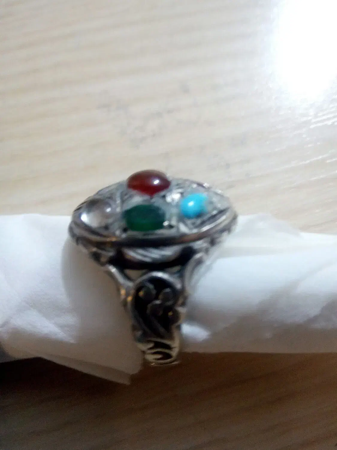 انگشتر نقره قدیمی|کلکسیون اشیاء عتیقه|شیراز, شهرک سراج|دیوار