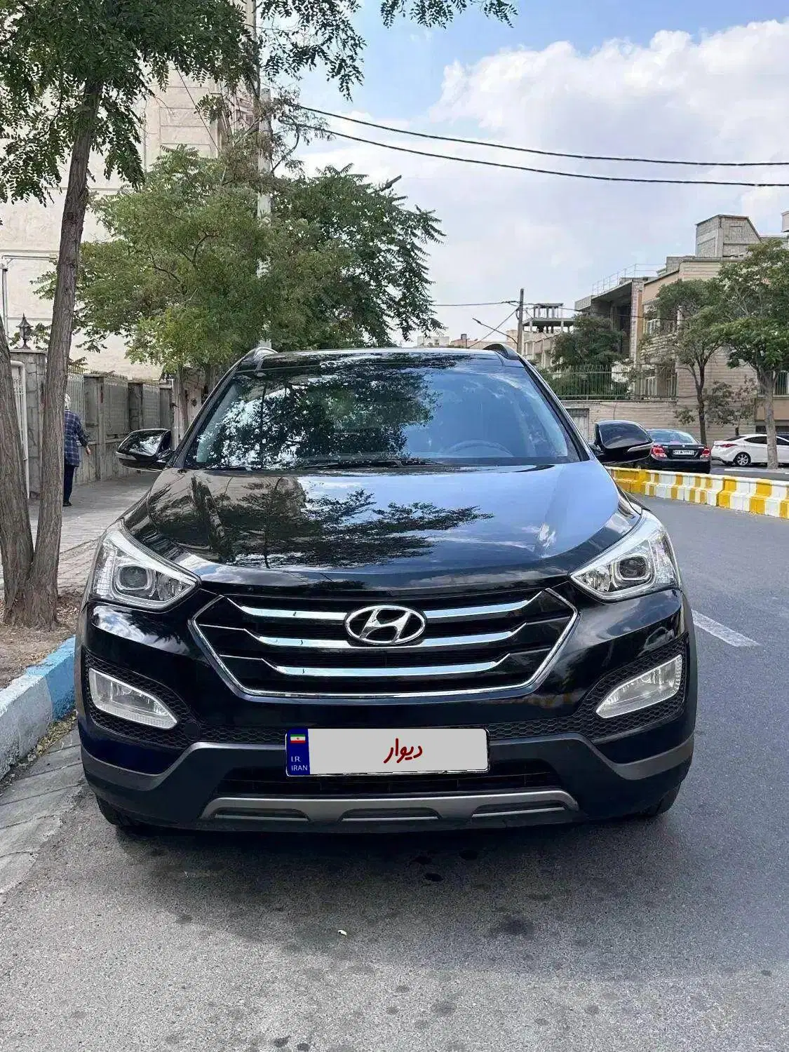 سانتافه مدل ۲۰۱۵ رنگ مشکی بدون رنگ پلاک ملی|خودرو سواری و وانت|تبریز, |دیوار