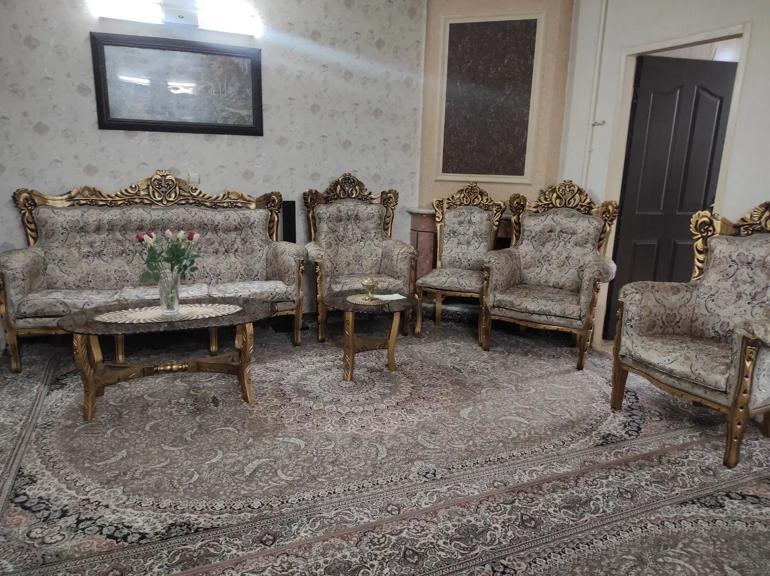 مبل سلطنتی با چوب راش|مبلمان خانگی و میز عسلی|فردیس, فردیس|دیوار