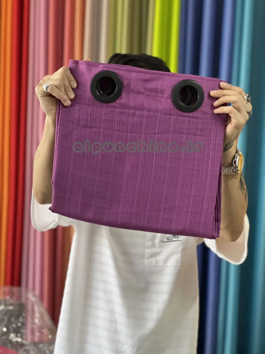 حریر رنگ‌بندی آماده|پرده، رانر، رومیزی|مشهد, الهیه|دیوار