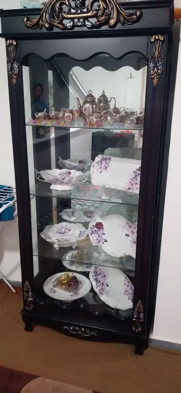 بوفه وکنسول وآینه شمعدان|بوفه، ویترین، کنسول|فردیس, شهرک راه آهن|دیوار