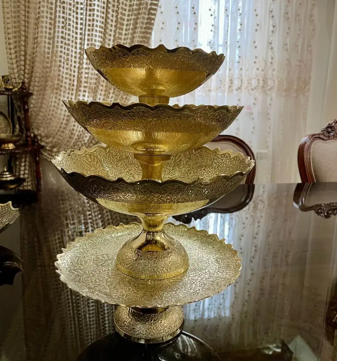 میوه خوری برنزی،برنجی|ظروف سرو و پذیرایی|تهران, کوهک|دیوار