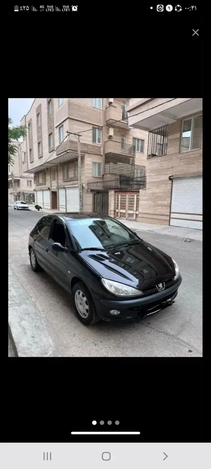 پژو ۲۰۶ مدل ۹۵ تیپ ۵مشکی خانگی|خودرو سواری و وانت|یزد, |دیوار