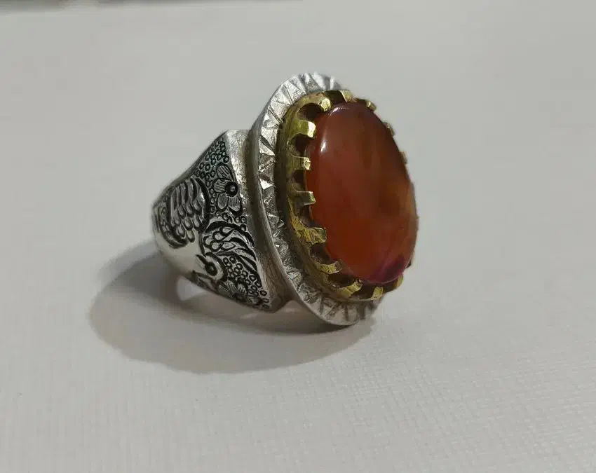 انگشتر عقیق شجر یمنی|جواهرات|امیرکلا, |دیوار