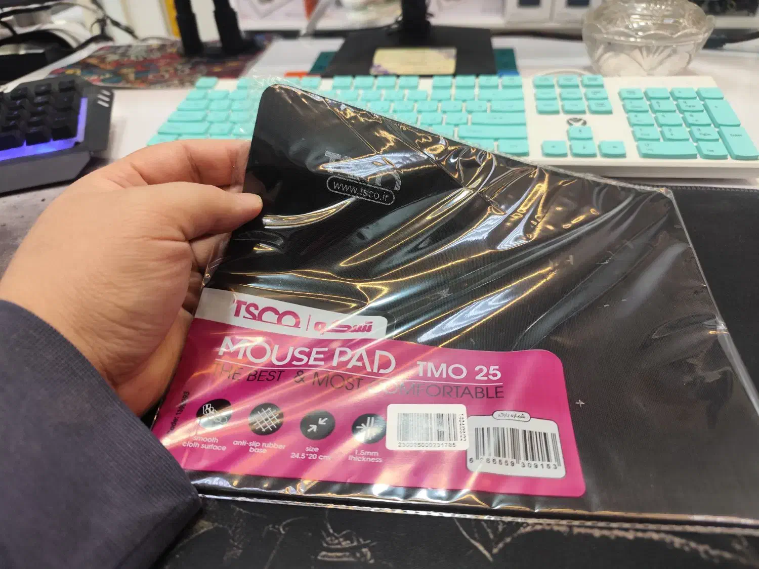 پد موس سیاه ساده برند تسکو|قطعات و لوازم جانبی رایانه|مشهد, جانباز|دیوار