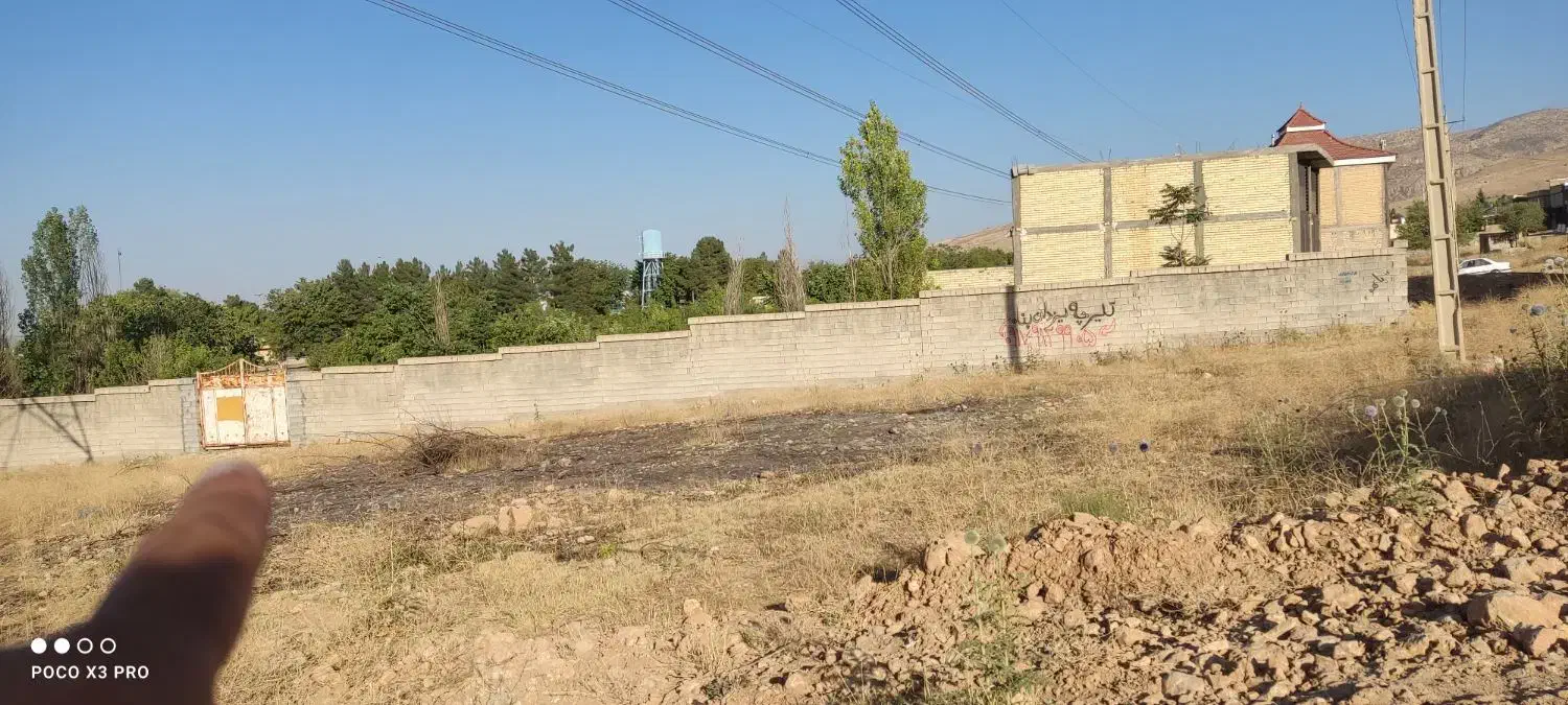 فروش یا معاوضه باغچه هزار متری لب جاده اصلی|فروش خانه و ویلا|شیراز, جمال آباد|دیوار