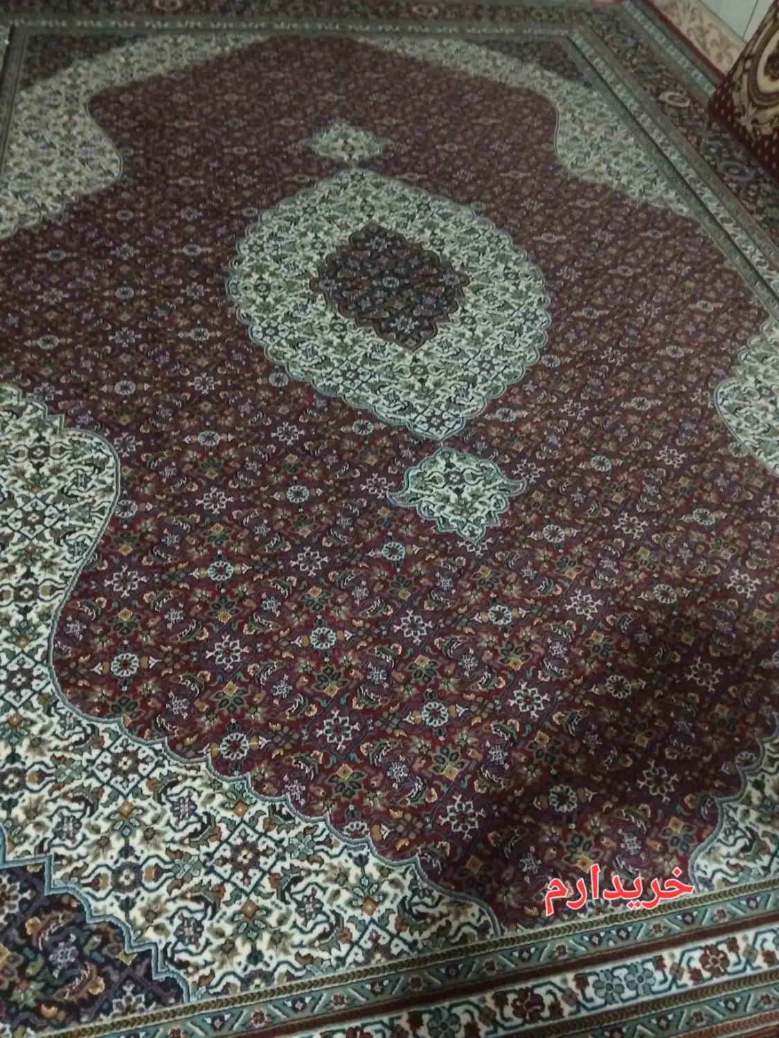 فرش دوازده متری ریزماهی|فرش|کبودرآهنگ, |دیوار