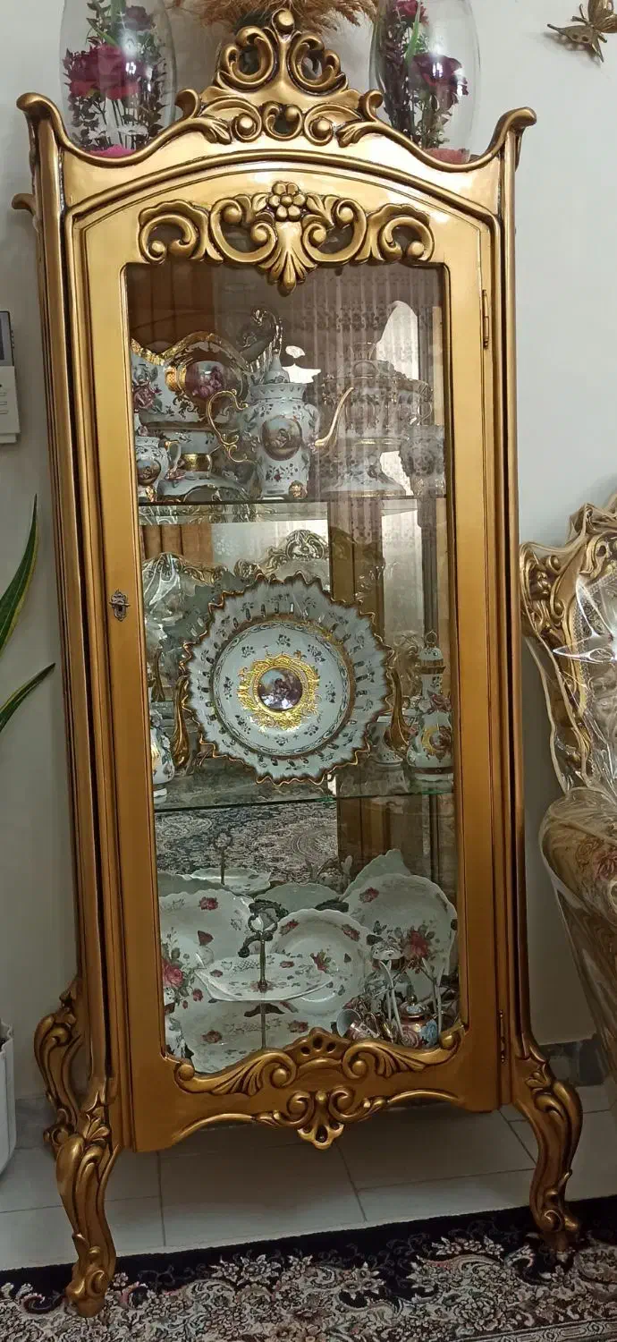 بوفه چوبی|بوفه، ویترین، کنسول|پرند, فاز ۱|دیوار