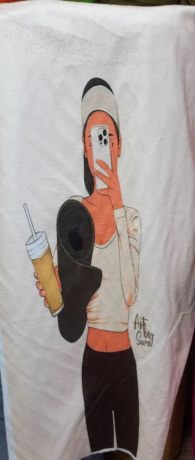 حوله های چاپی مخصوص باشگاه زنونه و مردونه|لباس|پاکدشت, پاکدشت (مامازند)|دیوار