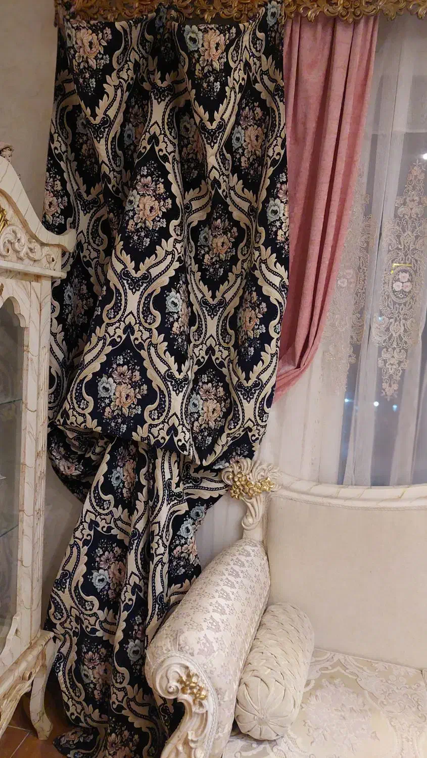 پرده پذیرایی و اتاق خواب و تراس|پرده، رانر، رومیزی|پرند, فاز ۶|دیوار