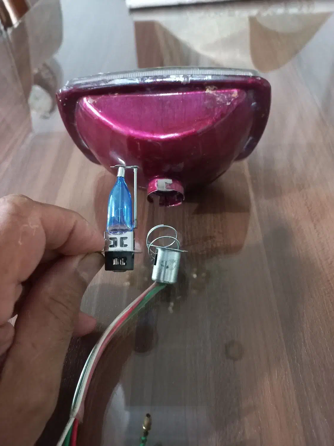 فروش بلوری کاسه چراغ موتور سیکلت هندا|قطعات یدکی و لوازم جانبی|ساری, |دیوار