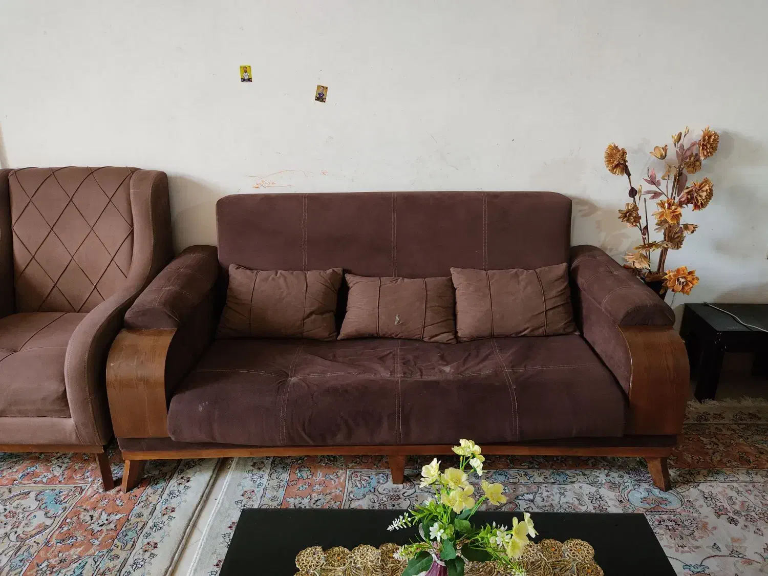مبلمان هفت نفره|مبلمان خانگی و میز عسلی|کاشمر, |دیوار