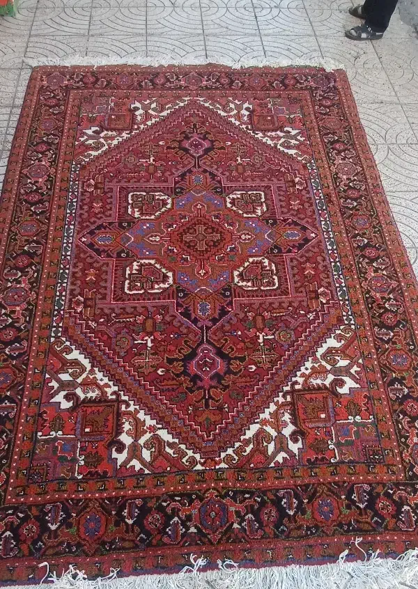 جفت ۶متری دستبافت|فرش|سراب, |دیوار